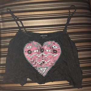 Heart Crop Top
